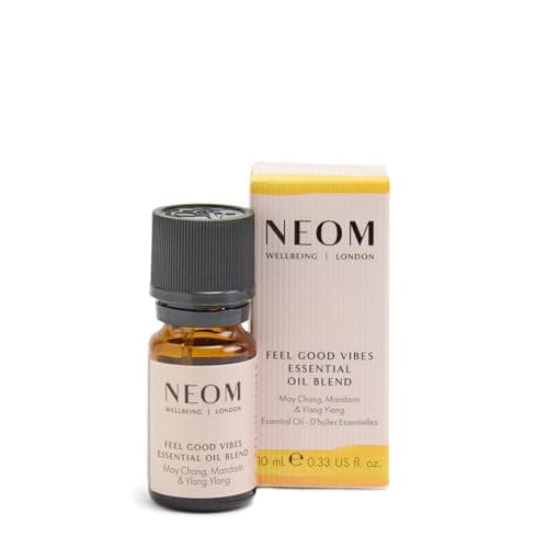 Image of NEOM - Feel Good Vibes Essential Oil Blend, 10ml | Mandarin & Ylang Ylang | Scent to Make You Happy Range