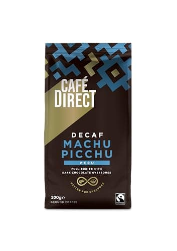 Image of Cafédirect Decaf Machu Picchu Fairtrade Ground Coffee 200 g (Pack of 6)