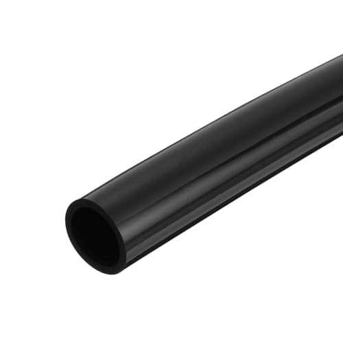 Image of sourcing map Silicone Tubing, 12mm ID x 16mm OD 3.3ft Silicone Rubber Tube Air Hose Water Pipe for Pump Transfer Black
