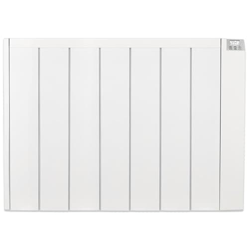 Image of MYLEK Ceramic Panel Heater Radiator Electric with Programmable Digital Timer 2000w - Aluminium Wall Mounted Freestanding Slim White, IP24 Splashproof, LOT 20 Eco Design Energy Efficient (2000W)