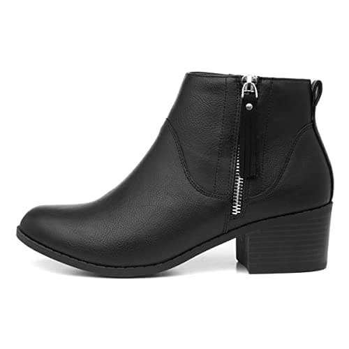 Image of Lilley Maisy Womens Black Ankle Boot - Size 5 UK - Black