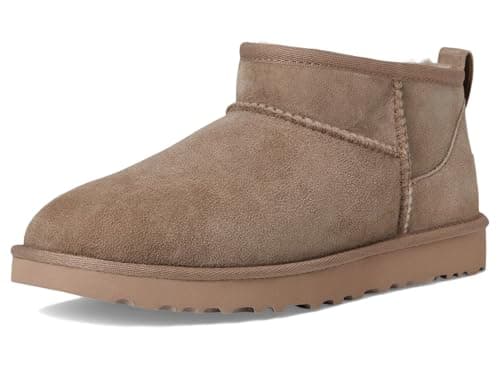 Image of Ugg Womens Classic Ultra Mini Suede Sand Boots 7 UK