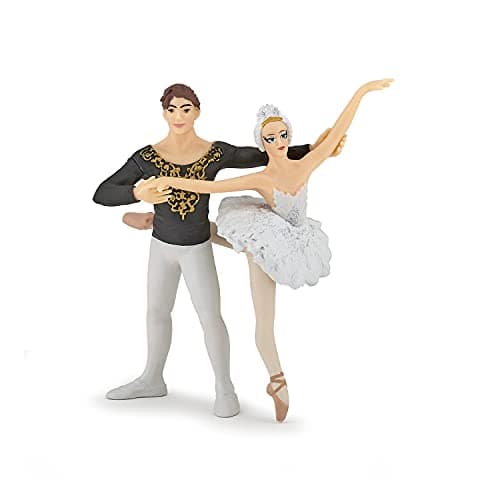 Image of Papo - Realistic Ballerina And Her Dancer Figure - Ages 3+ - Enchanted World Collection - Creative Play Fairy World - Gift Idea Toy for Girls and Boys