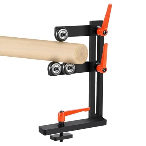 Image of YUCHENGTECH Wood Lathe Steady Rest Lathe Tools L Type Woodworking Cast Iron Steady Rest Woodworking Lathe Center Frame with Three Adjustable Wheels Within 12in Woodworking Lathes