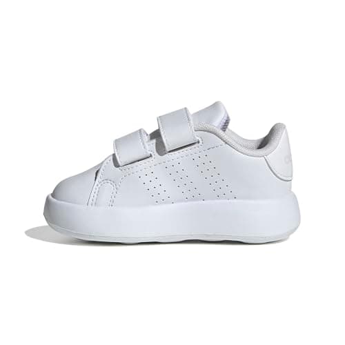 Image of adidas Unisex Baby Advantage Shoes Kids, Cloud White/Cloud White/Grey one, 5 UK Child