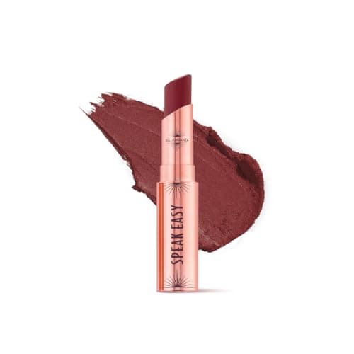 Image of Bellamianta Speak Easy Lipstick Collection, 9 Romantic Shades, Cocoa Butter and Jojoba Oil Enriched, 3g, Long-lasting Transfer-Resistant Formula, Moisturising Cream Finish (After Dark)