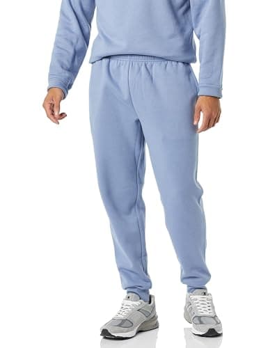Image of Amazon Essentials Men's Relaxed Fit Fleece Sweatpants, Slate Blue, L
