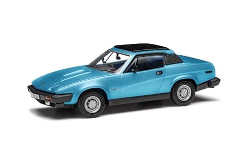 Image of Corgi Diecast Model Vehicles - VA10510 Triumph TR7 2.0 FHC, Persian Aqua, Men & Women Souvenir Gifts from UK - Small Die Cast Toy Car Models for Boys, Gift for Motor Enthusiasts