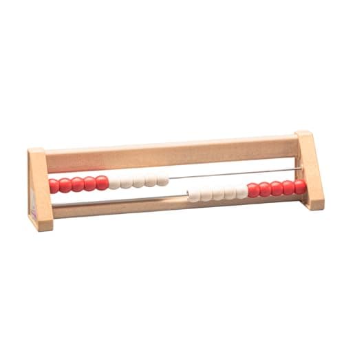 Image of Wissner 80200.2 active learning Active Learning 20 Student´S Abacus, Re-Wood Red/White, Sloped Version,Medium