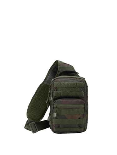 Image of Brandit Unisex's Cooper Sling Pack Medium, Dark Woodland, 8 Liter