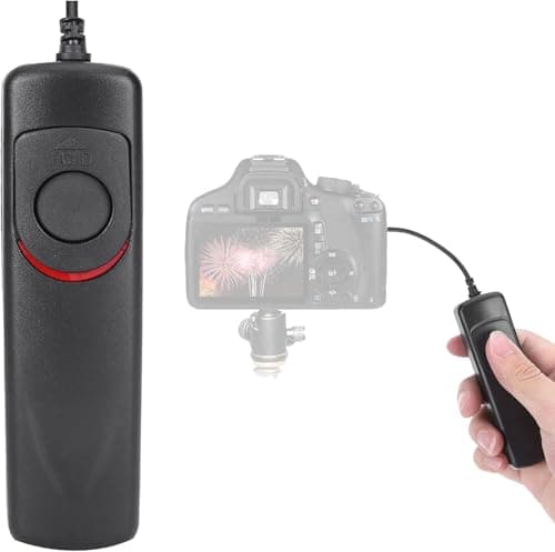Image of RS-60E3 Shutter Release Cable for Canon - Vibration-Free Remote Control (500D, 450D, 700D, 650D, 550D, 60D, 600D), Ideal for Long Exposure & Macro Photography