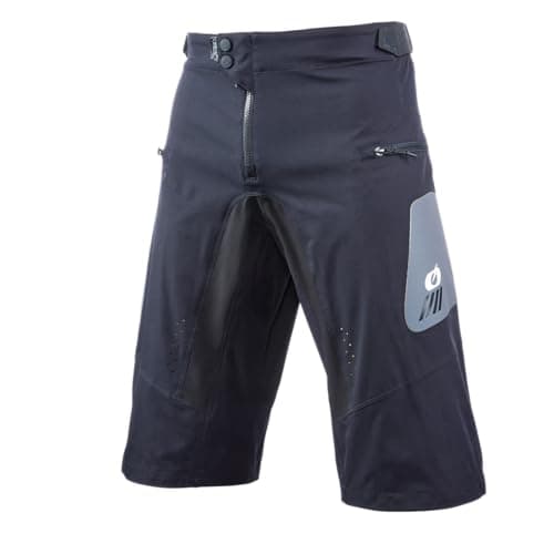 Image of O'NEAL | Bike Shorts | MTB Mountainbike DH Downhill FR | Durable Mesh Material, Stretch Inserts | FR Element Hybrid Shorts V.22 | Adult | Black Grey | Size 34/50