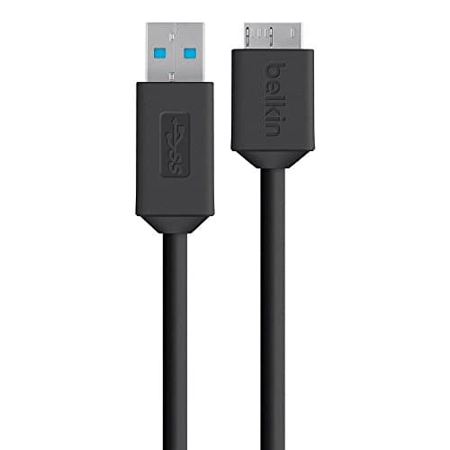 Image of Belkin 0.9 m Micro USB 3.0 Charge and Sync Cable for Samsung Galaxy S5, Note 3 and Universal Smartphones and Tablets - Black