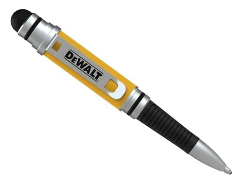 Image of DeWALT 3-In-1 Stylus Pocket Pen Works With Digital Kiosks, Phones, and Tablets While The Nylon Tap Tip Is Keypad Friendly