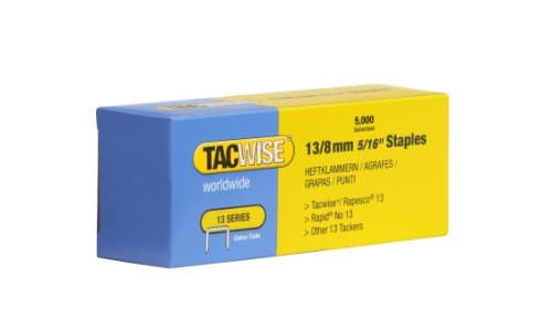 Image of Tacwise 13/ 8mm Staples for Staple Gun (Pack of 5000) 0234
