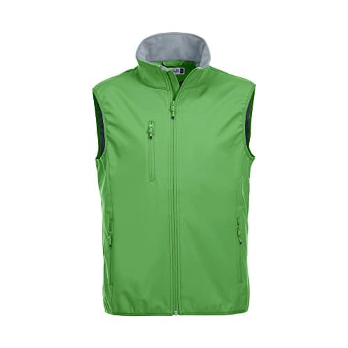 Image of CliQue Mens Basic Softshell Gilet (S) (Apple Green)