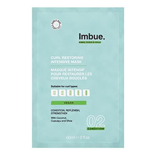 Image of Imbue Curl Mask Sachet - Vegan and Curly Girl Compliant, 60ml