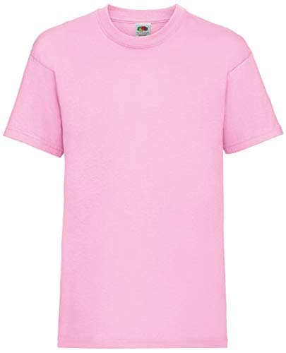Image of Fruit of the Loom Childrens/Kids Unisex 65/35 Pique Polo Shirt (7-8) (Light Pink)