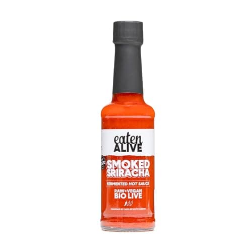 Image of Eaten Alive - Smoked Sriracha Fermented Hot Sauce 150ml - Vegan & Made In The UK - Award Winning