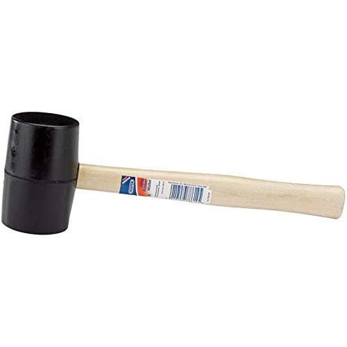 Image of Draper 78614 Rubber Mallet with Hardwood Shaft, 620g,Blue