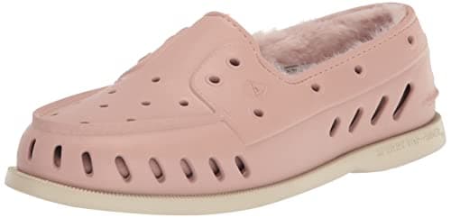 Image of Sperry Women's Authentic Original Float Slip On Shoes, Pink, 8 UK