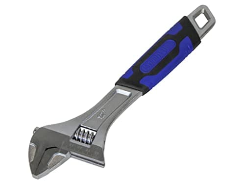 Image of Faithfull FAIAS300C Soft-Grip Adjustable Spanner Wrench 300mm (12in) - 40mm Capacity