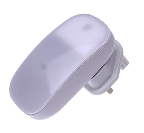 Image of ANSMANN Twilight Sensor Night Light Plug [Pack of 1] Indoor Plug in Wall Dusk to Dawn Automatic LED Nightlight Ideal for Nursery, Children's Bedroom, Landing and Stairs - 2 Years Warranty