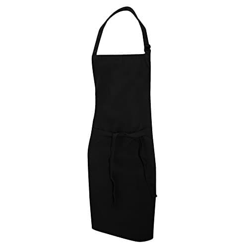 Image of Dennys Multicoloured Bib Apron 28x36, Black, O/S. DP200
