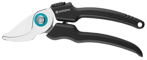 Image of GARDENA EcoLine garden secateurs: Durable secateurs with bypass blade, with sap groove and wire cutter, 18 mm cutting diameter, ergonomic handle (12210-20)