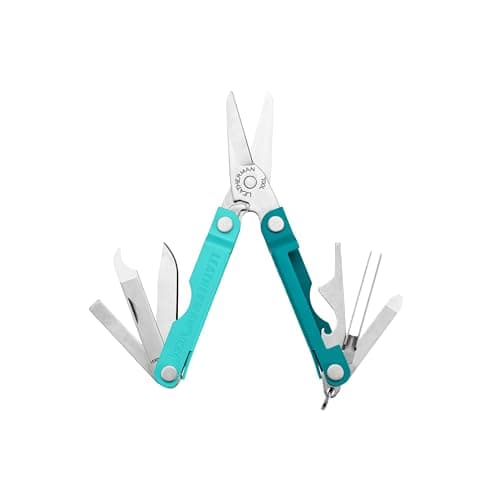 Image of Leatherman Micra - Stainless Steel Keyring Multi-Tool with Scissors & 9 Tools, Parakeet