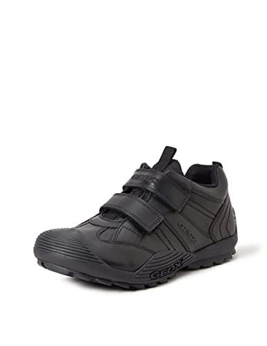 Image of GEOX JR SAVAGE A Junior Boy SHOES BLACK 30_EU, BLACK *11.5 UK