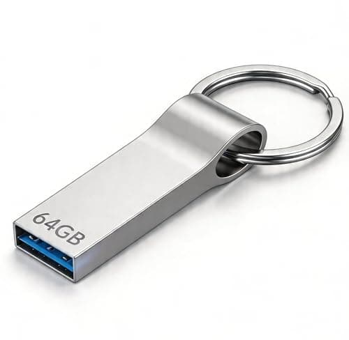 Image of 64GB USB Flash Drive, USB 3.2 Flash Drive for PC, Tablet, Mac, MacBook,Smart Phone High-Speed Memory Stick for Store 16,000 Songs/21,600 Photos/960 Minutes of Video (Only USB)