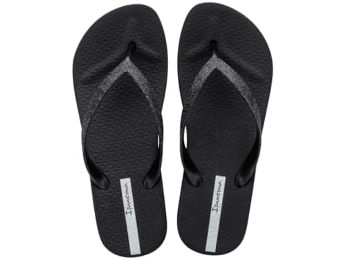 Image of Ipanema WOMENS MESH CHIC PLATFORM FEM BLACK/GLITTER BLACK