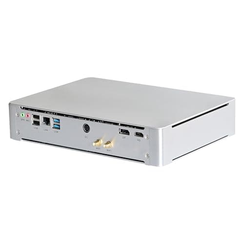 Image of ANDAQI 8K Mini PC, Small Server, Gaming Computer, XEON D-1581, Windows 11 / Linux Ubuntu, BM28, AMD Radeon RX 6400 4G Graphic, Wi-Fi 6, BT 5.2, DP1.4a, HDMI2.1, 32G RAM, 256G SSD