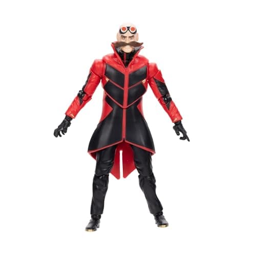 Image of Sonic The Hedgehog Sonic 3 Movie Ivo Robotnik Collector Toy Figure by Jakks Pacific, Stands 5” / 13 cm Tall, Highly Articulated for Boys/Girls, Officially Licensed 3 Movie, Suggested for Ages 3+