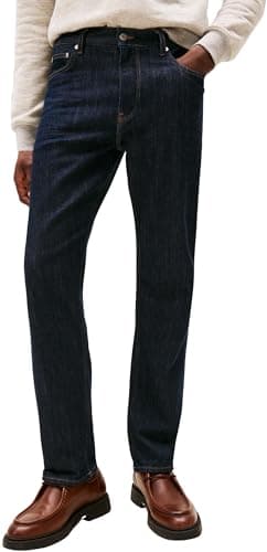 Image of Tommy Hilfiger Men’s Regular Mercer Straight Leg Jeans, Blue (Adams Rinse), 30W/30L