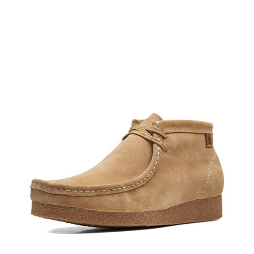 Image of Clarks Men's Chukka Boot, Beige Dark Sand, 9 UK
