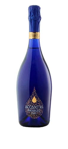 Image of Accademia Prosecco Bottle Rainbow Collection Wine Gift 75cl | Ideal Birthday, Christmas, Anniversary, Celebration, Occasion, Wedding Present - (Blue)