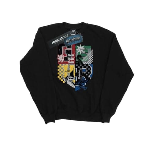 Image of Harry Potter Men's Hogwarts Varsity Sweatshirt Small Black