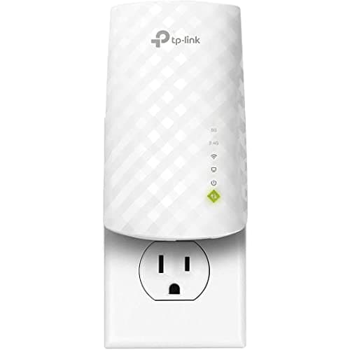 Image of TP-Link WiFi Extender with Ethernet Port, Dual Band 5GHz/2.4GHz, Up to 44% more bandwidth than single band, Covers Up to 1200 Sq.ft and 30 Devices, signal booster amplifier supports OneMesh(RE220)