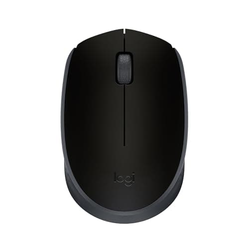 Image of Logitech B170 Wireless Mouse, 2.4 GHz with USB Nano Receiver, Optical Tracking, 12-Months Battery Life, Ambidextrous, PC / Mac / Laptop - Grey