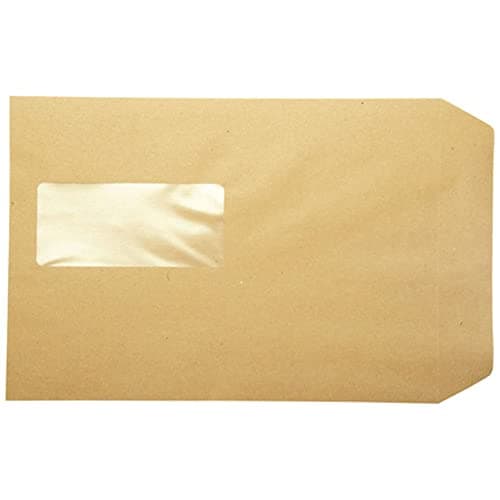 Image of Q-Connect C5 Envelopes Window Pocket Peel and Seal 115gsm Manilla (Pack of 500)