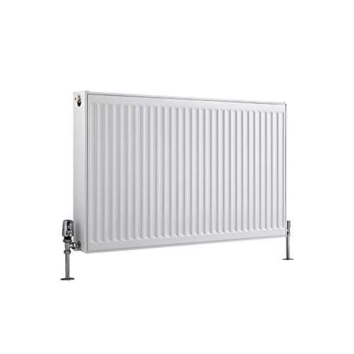 Image of Milano Compact White Type 22 Horizontal Double Panel Convector Radiator - 600mm x 1000mm