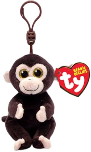 Image of TY Beanie Bellies Key Clip Matteo Monkey 10cm