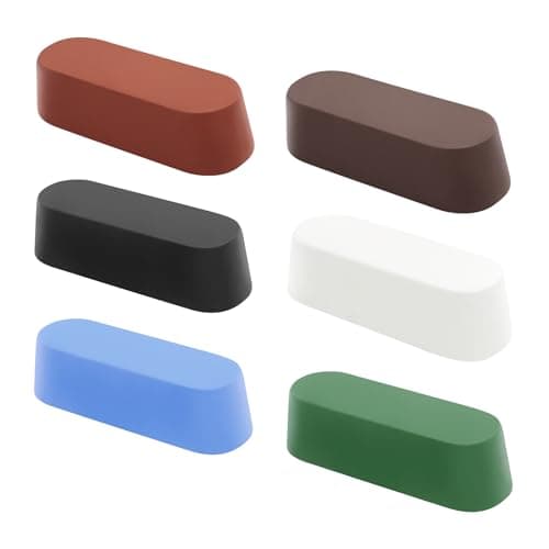 Image of scottchen PRO Buffing Polishing Cutting Compounds 6 Pcs Kit for Stainless Steel Aluminum Jewelry,Black White Purple Brown Blue Green,from Course to Fine 70g/pcs