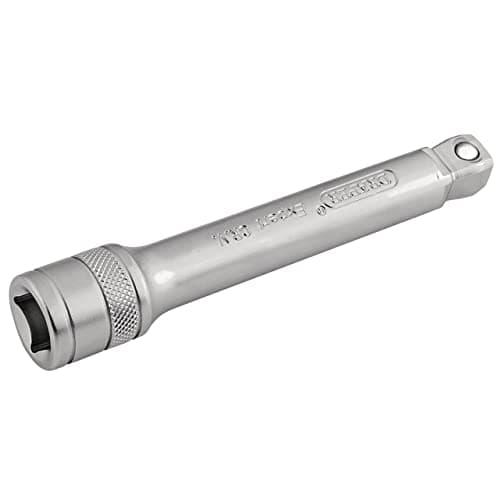 Image of Draper 16762 1/2" Square Drive Satin Chrome Wobble Extension Bar 125MM Long, Blue