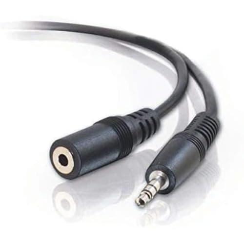 Image of C2G 2M 3.5mm Audio Jack male to Female Stereo Audio Extension Cable, Audio Jack for Headphones, HDTV, Laptop, Smart Phone, Nintendo Switch, Car AUX, PS4, Xbox, Gaming controllers, Gaming Headsets and More