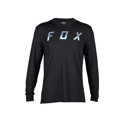Image of LONG SLEEVE BICYCLE JERSEY FOX JUNIOR RANGER RACE BLACK YS