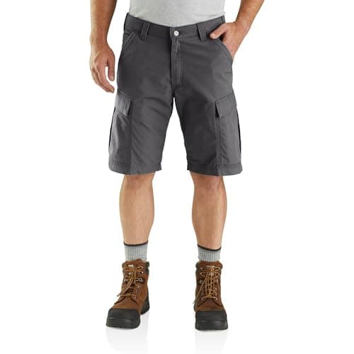 Image of Carhartt Men's Force Relaxed Fit Ripstop Cargo Work Short, Shadow, 31