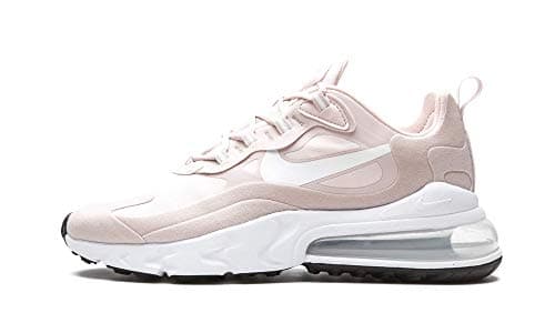 Image of NIKE Air Max 270 React Womens Running Trainers CT1287 Sneakers Shoes (UK 4.5 US 7 EU 38, Barely Rose White Black 600)